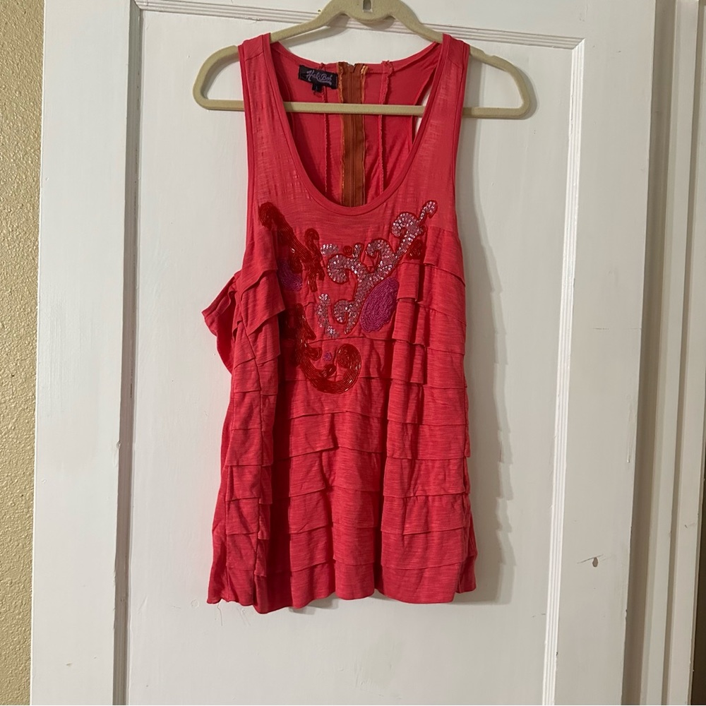 Hale bob top embroidered size L